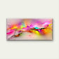 Abstract Colorful Painting Wall Art Canvas Office Home Room Framed 80x45cm