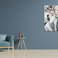 Woman With a Flower in Her Head Print 100% Australian Made 40x60cm Stretched Canvas Ready to Hang