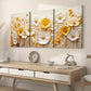 3pcs Art Style Modern Abstract Flower Landscape Wall Art Set Canvas Framed 40x60cm - High Quality Print 100% Australian Made Wall Canvas Ready to Hang