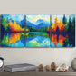 3pcs Reflections of Trees & Lakes Metal Print Ready to Hang Art