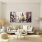 Modern Paris Eiffel Tower City Wall Art Canvas Office Home Room Framed 80x45cm
