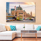 Melbourne Flinders Street Train Station Print 100% Australian Made Stretched Canvas Ready to Hang - AU-104