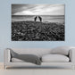 Beach, Seaside in South Sweden Print 100% Australian Made Stretched Canvas Ready to Hang - BW-104