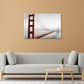 Golden Gate Bridge Stretches into Gray Sky Print 100% Australian Made 60x40cm Stretched Canvas Ready to Hang