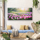 Purple Hyacinth Spring Garden Wall Art Canvas Office Home Room Framed 120x60cm