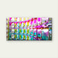Colorful Glass Facade Design Wall Art Canvas Office Home Room Framed 120x60cm