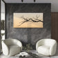 Silhouette Sunset Bare Tree Branch Wall Art Canvas Office Home Framed 120x60cm