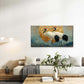 Crane & Wave Wall Art Canvas Office Home Room Framed 80x45cm