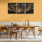 3pcs Wolf Face and Robe Classic Design Metal Print Ready to Hang Art