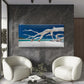 Whitehaven Beach With White San Wall Art Canvas Office Home Room Framed 120x60cm