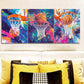 3pcs Shoot at the Basket Metal Print Ready to Hang Art