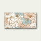 Vintage Gold Line Art Flowers Wall Art Canvas Office Home Framed 120x60cm