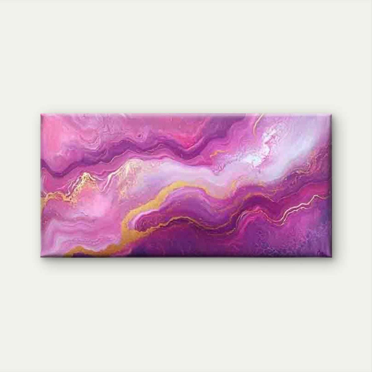 Abstract Fluid Design Dynamic Wall Art Canvas Office Home Room Framed 120x60cm