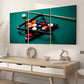 3pcs Modern And Stylish Billiards Sports Art Pool Wall Art Set Canvas Framed 40x60cm - High Quality Print 100% Australian Made Wall Canvas Ready to Hang