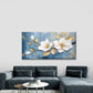 White Magnolia Flowers Wall Art Canvas Office Home Room Framed 120x60cm