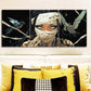 3pcs Mummy Goddess Metal Print Ready to Hang Art