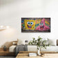 Patrick Square One Wall Art Canvas Office Home Room Framed 80x45cm