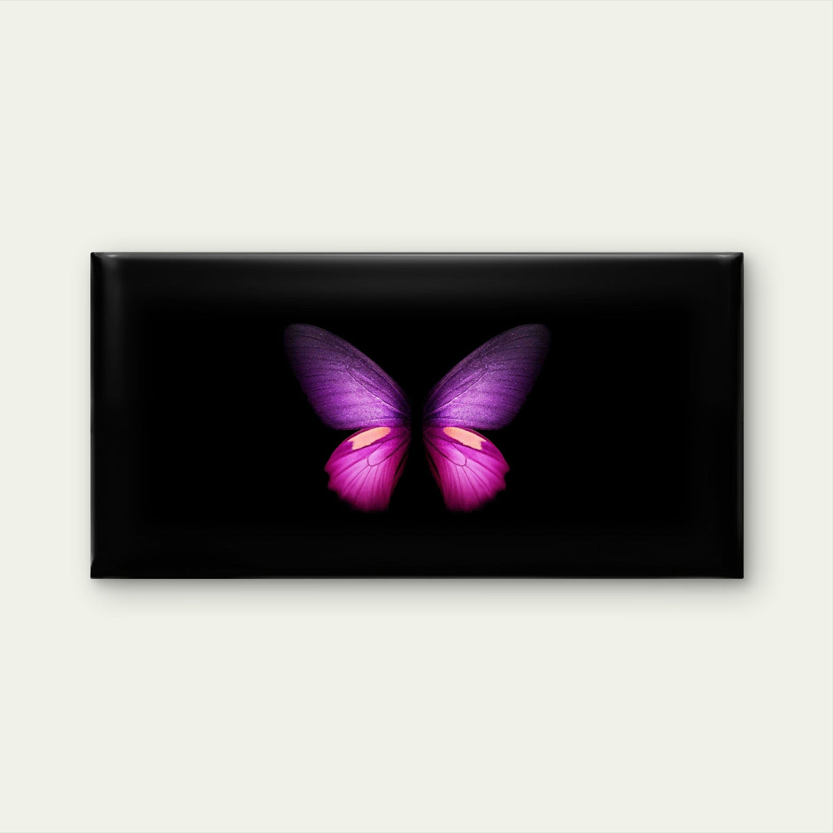 Vibrant Purple Butterfly Wall Art Canvas Office Home Room Framed 120x60cm