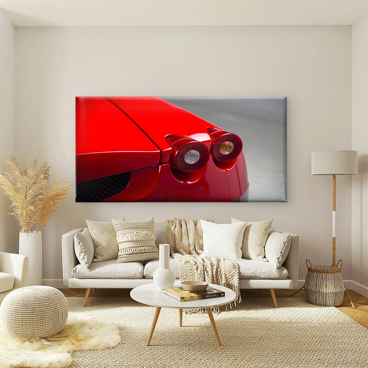 Painting of the Ferrari Enzo Wall Art Canvas Office Home Room Framed 80x45cm