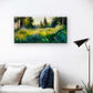 Forest flower Meadow Sunlight Wall Art Canvas Office Home Room Framed 120x60cm