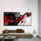 Abstract Art Dynamic Flow Wall Art Canvas Office Home Room Framed 80x45cm