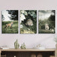 3pcs Fox, Hedgehog and Rabbit Forest Animal Metal Print Ready to Hang Art