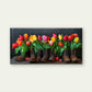 Tulips Boots Floral Painting Wall Art Canvas Office Home Room Framed 120x60cm