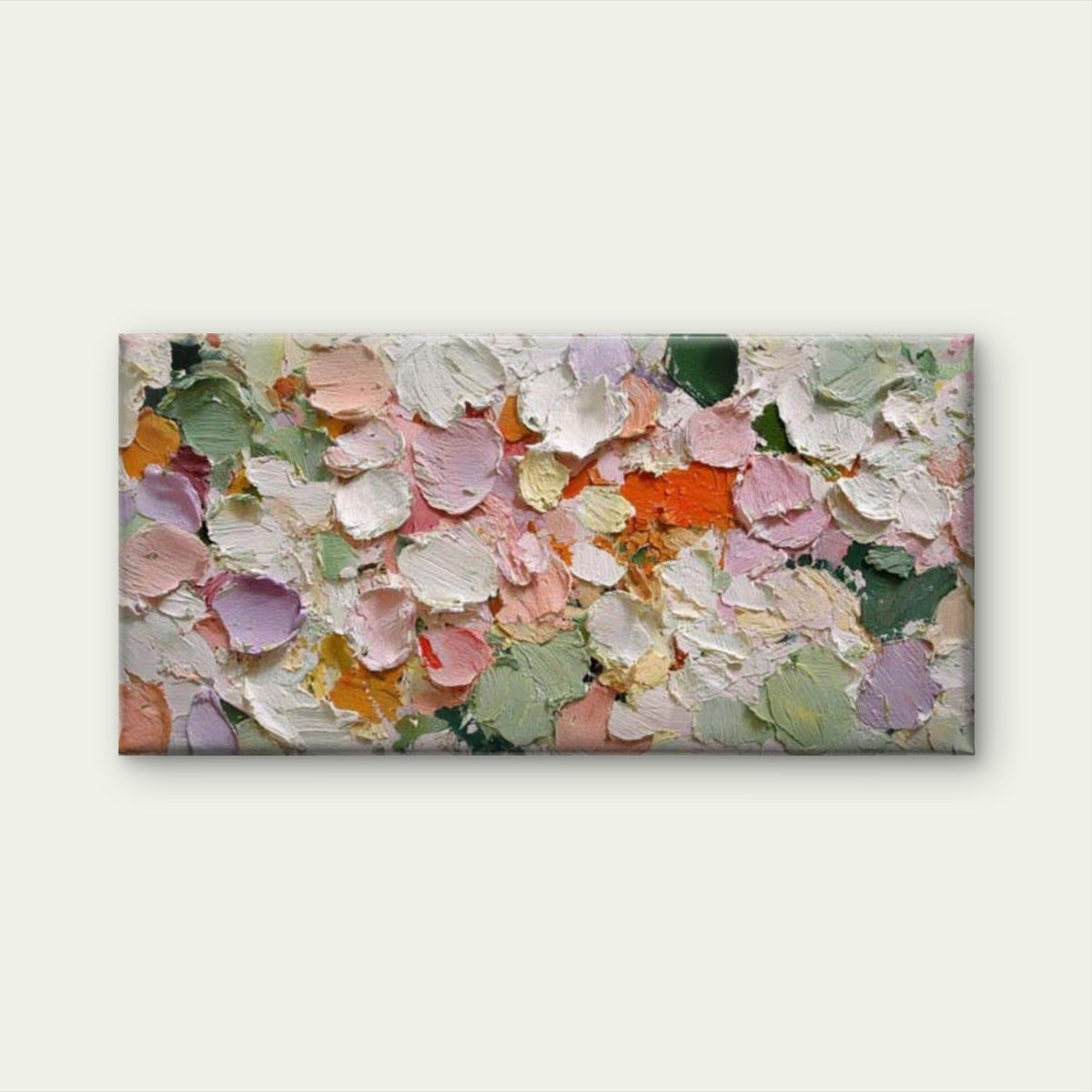 Abstract Impasto Painting Wall Art Canvas Office Home Room Framed 120x60cm