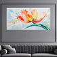 Fashion Theme Oversized Abstract Floral Wall Art wall canvas office home room framed 120x60cm