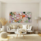 Abstract Impasto Painting Wall Art Canvas Office Home Room Framed 120x60cm