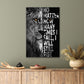 Motivation Poster Lion Black And White Print 100% Australian Made 40x60cm Stretched Canvas Ready to Hang