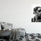 Man With Dreadlocks and Sunglasses Print 100% Australian Made 40x60cm Stretched Canvas Ready to Hang