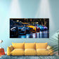 Colorful Mercedes AMG GT Lineup Wall Art Canvas Office Home Room Framed 120x60cm