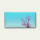 Pink Tree On Blue S Wall Art Canvas Office Home Room Framed 120x60cm