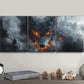 3pcs A White Wolf with Fiery Eyes Metal Print Ready to Hang Art