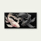 Koi Fish with Translucent Fin Wall Art Canvas Office Home Room Framed 80x45cm