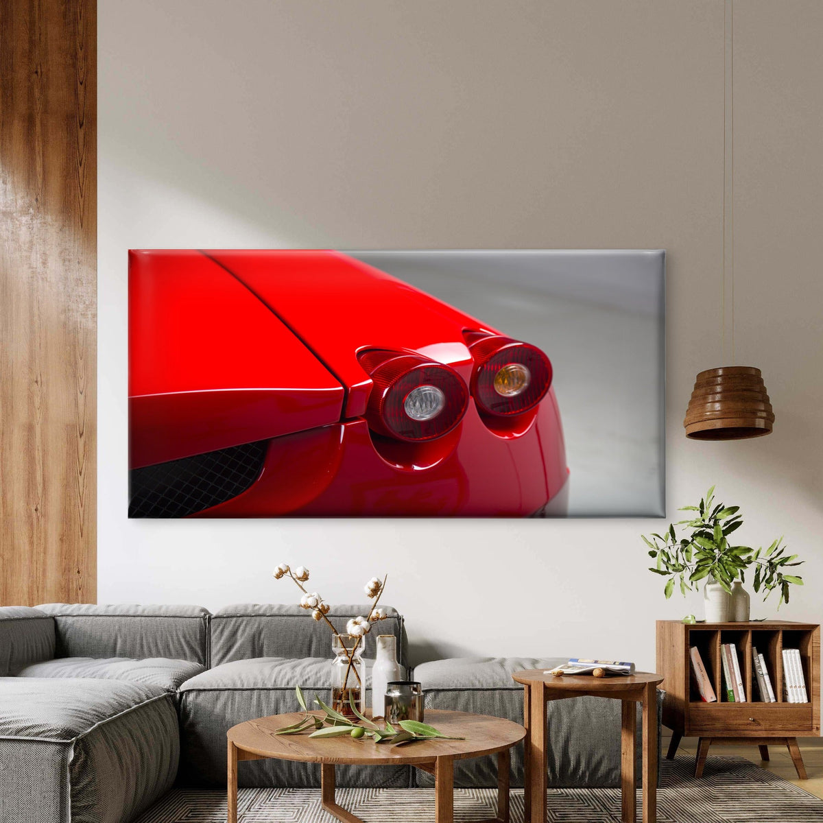 Painting of the Ferrari Enzo Wall Art Canvas Office Home Room Framed 80x45cm