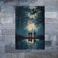 Misty Forest Chic Unframed Canvas Art  Print 100% Australian Made 40x60cm Stretched Canvas Ready to Hang