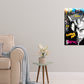 Fashion Pop Art Singer Street Painting Print 100% Australian Made 40x60cm Stretched Canvas Ready to Hang