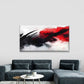 Abstract with Red And Black Wall Art Canvas Office Home Room Framed 120x60cm