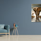 Majestic Elephant Strolling Down Road Print 100% Australian Made 40x60cm Stretched Canvas Ready to Hang