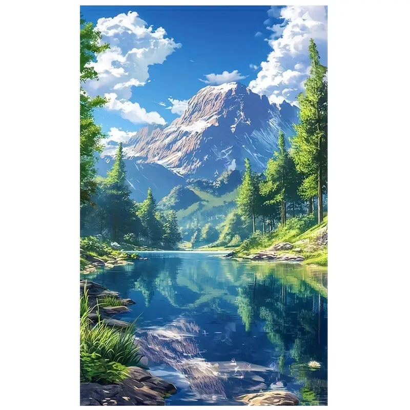 Scenic Forest Landscape Canvas Print 100% Australian Made 40x60cm Stretched Canvas Ready to Hang