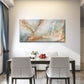 Onyx Marble With Soft Golden Wall Art Canvas Office Home Room Framed 120x60cm