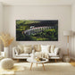 Glenfinnan Viaduct Steam Train Wall Art Canvas Office Home Room Framed 80x45cm