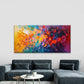 Abstract Colorful Impasto Art Wall Art Canvas Office Home Room Framed 120x60cm