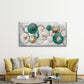 Minimalist Neutral Color Palett Wall Art Canvas Office Home Room Framed 120x60cm
