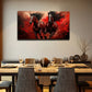 Red Horse Modern Minimalist Wall Art Canvas Office Home Room Framed 120x60cm