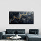 Golden Marble Texture Wall Art Canvas Office Home Room Framed 80x45cm