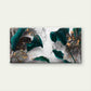 Abstract Tropical Leaves Wall Art Canvas Office Home Room Framed 120x60cm