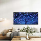 Dreamy Blue And Purple Blossom Wall Art Canvas Office Home Room Framed 120x60cm